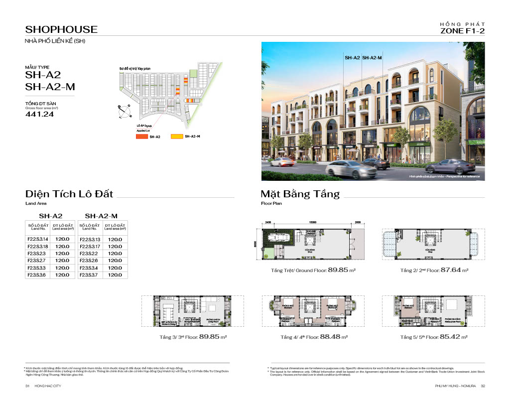 Townhouse - Hồng Hạc City