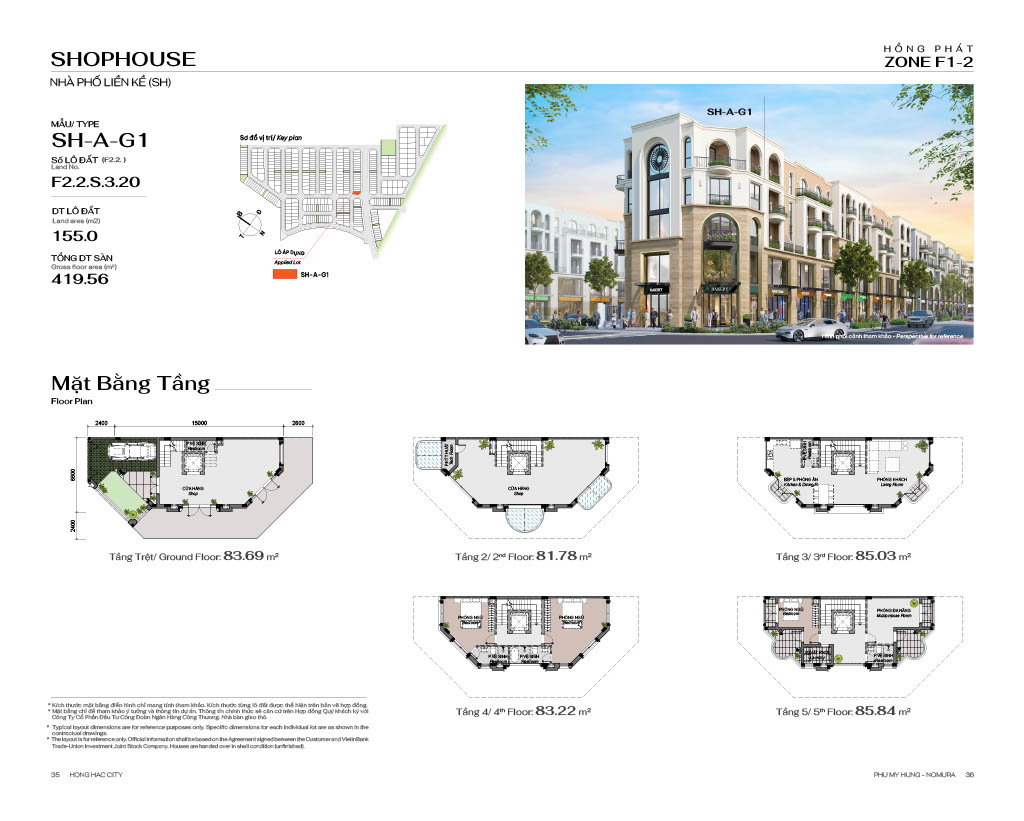 Townhouse - Hồng Hạc City