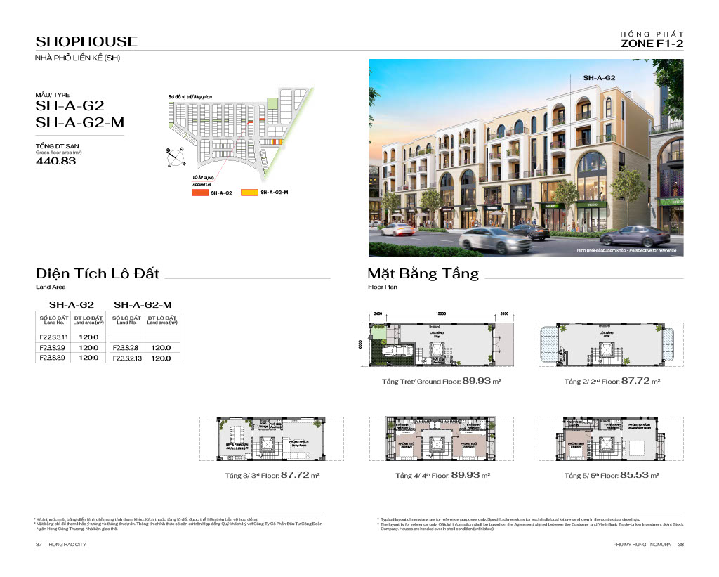 Townhouse - Hồng Hạc City