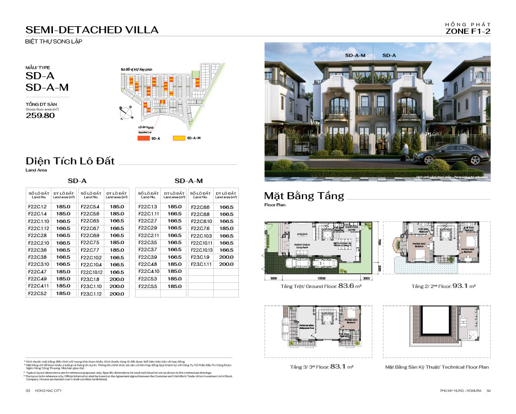 Biệt thự song lập - Hồng Hạc City